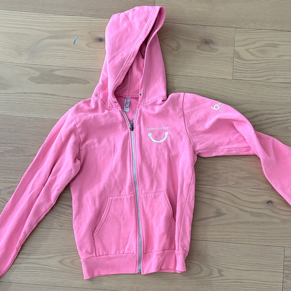 American Apparel Pink Hoodie